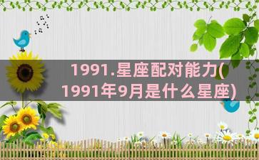 1991.星座配对能力(1991年9月是什么星座)