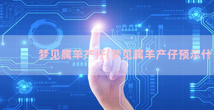 梦见属羊产仔(梦见属羊产仔预示什么)