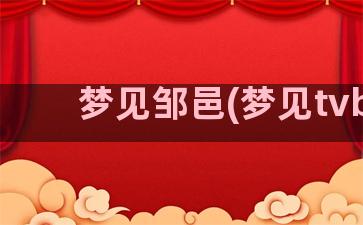 梦见邹邑(梦见tvb)